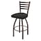 Holland Bar Stool Co 30" Swivel Bar Stool, Bronze Finish, Canter Iron Seat 41030BZ008 - alternate 1